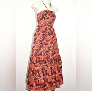 House of Harlow 1960s Pasley Pocketed Halter Maxi Dress
Excellent condition